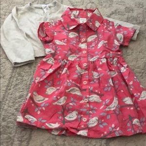 12M Dress with matching sweater